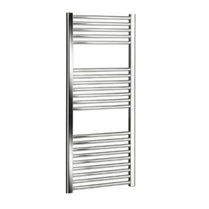 Termoarredo bagno cromato scaldasalviette Ercos opera 1120 x 500 mm. in acciaio colore argento
