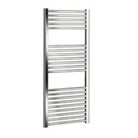 Termoarredo bagno cromato scaldasalviette Ercos opera 680 x 600 mm. in acciaio colore argento