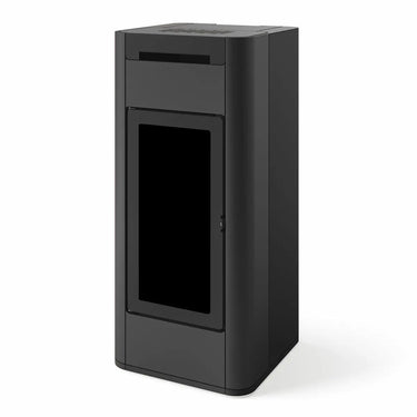 Stufa a pellet Edilkamin Tera H 25 Evo 25 kW WiFi Idro Grigio Chiaro opaco Edilkamin