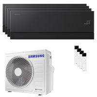 Condizionatore Samsung WindFree Première quadri split 9000+9000+9000+12000 BTU inverter A++ wifi unità esterna 8 kW Soapstone Charcoal