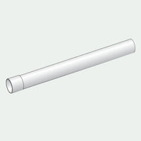 Tubo bicchierato ø 35 mm - lunghezza 1 m m/f (bianco)
