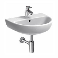 Lavabo 60 Geberit Selnova 60 cm monoforo sospeso bianco lucido