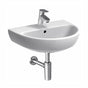 Lavabo 60 Geberit Selnova 60 cm monoforo sospeso bianco lucido