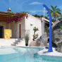 Doccia solare da giardino Arkema Happy ONE con lavapiedi 24 litri antracite