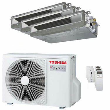 Condizionatore Toshiba Canalizzabile U2 trial split 7000+9000+16000 BTU inverter A+++  unità esterna 5.2 kW