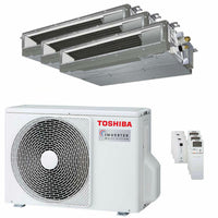 Condizionatore Toshiba Canalizzabile U2 trial split 7000+9000+12000 BTU inverter A+++  unità esterna 5.2 kW