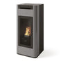 Stufa a pellet Edilkamin Tera H 25 Evo 25 kW WiFi Idro Grigio Chiaro opaco Edilkamin