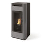 Stufa a pellet Edilkamin Tera H 25 Evo 25 kW WiFi Idro Grigio Chiaro opaco