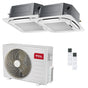 Condizionatore TCL Cassetta 4 vie Serie S dual split 9000+9000 BTU inverter A++ wifi unità esterna 5.1 kW