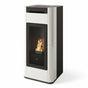 Stufa a pellet Edilkamin Tera H 25 Evo 25 kW WiFi Idro Bianco Panna