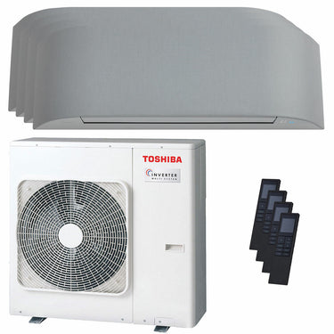 Condizionatore Toshiba Haori quadri split 7000+7000+9000+12000 BTU inverter A++ wifi unità esterna 8 kW