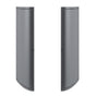 Stufa a pellet MCZ Musa Comfort Air 14 M2 14 kW aria canalizzabile grigio argento