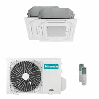 Condizionatore Hisense Cassetta ACT dual split 9000+12000 BTU inverter A++  unità esterna 4.1 kW