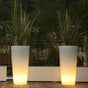 Vaso luminoso Arkema Tondo 102 SL in resina LLDPE rotondo 102 cm
