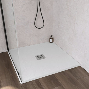Piatto doccia Ercos Stone 800x800 Quadrato Bianco Opaco
