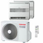 Condizionatore Toshiba Console J2 dual split 9000+9000 BTU inverter A++ unità esterna 5,2 kW