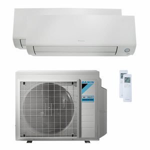 Condizionatore Daikin Perfera All Seasons dual split 15000+15000 BTU inverter A++ wifi unità