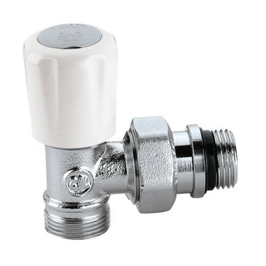 Kit termostatico a squadra completo allacci multistrato 16x2 Caleffi per termosifoni