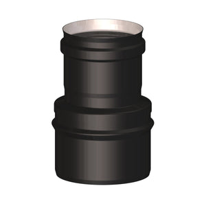 Riduttore f/m diam. maschio 100 mm ridotto a femmina 80 mm. per scarico