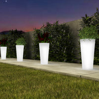 Vaso luminoso Arkema Tondo 86 SL in resina LLDPE rotondo 86 cm