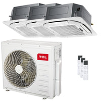 Condizionatore TCL Cassetta 4 vie Serie S trial split 12000+18000+18000 BTU inverter A++ wifi unità esterna 12.2 kW