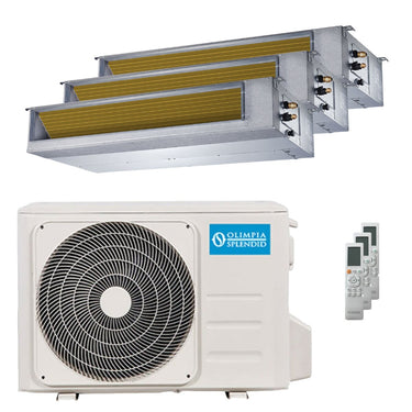 Condizionatore Olimpia Splendid Nexya S6 E Duct trial split 9000+9000+12000 BTU inverter A+  unità esterna 8.2 kW