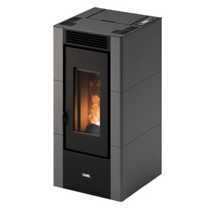 Stufa a pellet Cadel Cristal 6 ad aria 5,5 kW - WiFi ANTRACITE