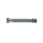 Tubo flessibile estensibile 1/2" x 3/4" M/F acciaio nudo per acqua Climamarket componenti acqua/gas