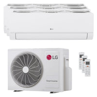 Condizionatore LG DUALCOOL Libero Smart trial split 9000+9000+12000 BTU inverter A+++ wifi unità esterna 5.3 kW