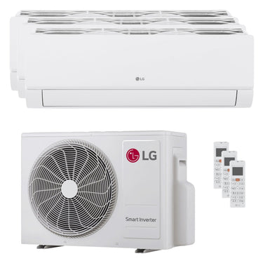Condizionatore LG DUALCOOL Libero Smart trial split 9000+9000+12000 BTU inverter A+++ wifi unità esterna 5.3 kW