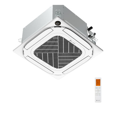 Condizionatore Clivet Cassetta Compatta 4 vie IBA1-Y trial split 12000+12000+18000 BTU inverter A++ wifi unità esterna 10.5 kW
