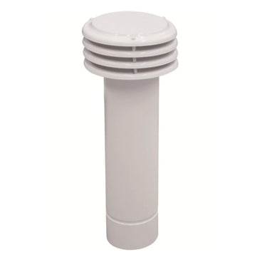 Esalatore tubo scarico fumi diametro 130 mm. universale per scaldabagno e caldaia a gas camera aperta
