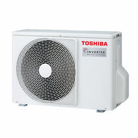 Condizionatore Toshiba SHORAI Edge White dual split 5000+9000 BTU inverter A++ wifi unità esterna 4 kW