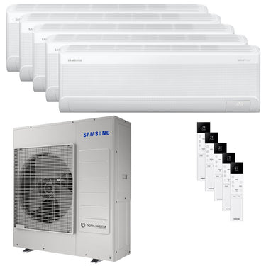 Condizionatore Samsung Windfree Avant S2 penta split 7000+7000+9000+12000+12000 BTU inverter A++ wifi unità esterna 10 kW