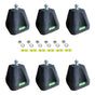 Kit supporti a pavimento Gia antivibrante 100x100x100 mm