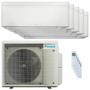 Condizionatore Daikin Stylish Bianco penta split 9000+9000+9000+9000+18000 BTU inverter A++ wifi uni