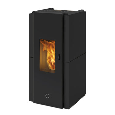 Stufa a pellet EK63 ZONE80 - gruppo Edilkamin -  7,6 kW ad aria Nero 