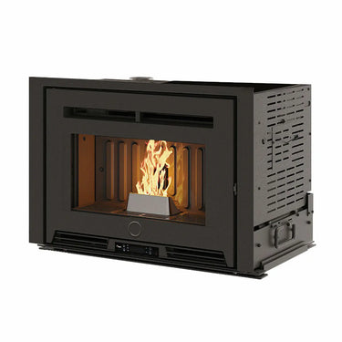 Inserto a pellet per camino PELLEK80 EVO2 EK63 - gruppo Edilkamin - 8 kW ad aria WiFi EK63