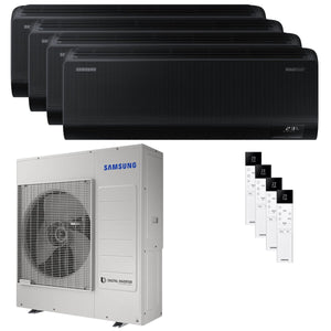 Condizionatore Samsung Windfree Black quadri split 9000+12000+12000+12000 BTU inverter A++ wifi unit