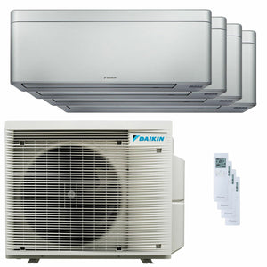 Condizionatore Daikin Stylish Silver quadri split 7000+7000+9000+18000 BTU inverter A++ wifi unità e