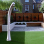 Doccia solare da giardino Arkema Happy XL con lavapiedi 44 litri verde scuro