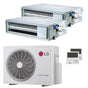 Condizionatore LG Canalizzabile CL dual split 12000+12000 BTU inverter A+++  unità esterna 5.3 kW