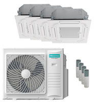Condizionatore Hisense Cassetta ACT quadri split 9000+9000+12000+12000 BTU inverter A++  unità esterna 10 kW