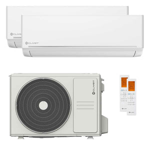 Condizionatore Clivet EZCool dual split 9000+18000 BTU inverter A+  unità esterna 5.3 kW