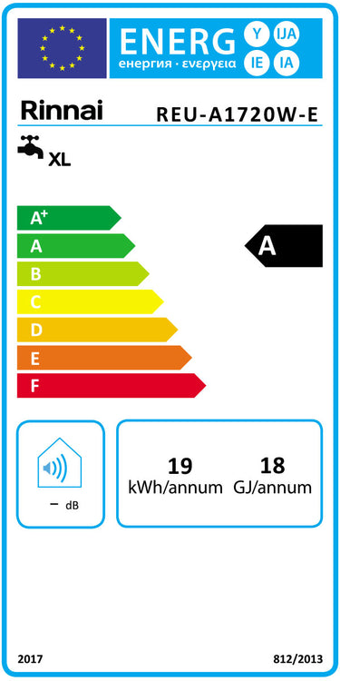 Scaldabagno istantaneo a gas Rinnai Infinity 17e elettronico camera stagna per esterni 17 l/min. gpl