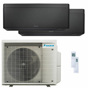 Condizionatore Daikin Stylish Total Black dual split 9000+9000 BTU inverter A+++ wifi unità