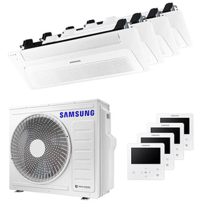 Condizionatore Samsung Cassetta WindFree 1 Via quadri split 9000+9000+9000+12000 BTU inverter A++ un