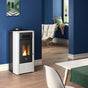 Stufa a pellet Cadel River Idro 23 ad acqua 22,4 kW WiFi Bianco