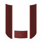 Stufa a pellet EK63 DAILY130++ - gruppo Edilkamin - 12,5 kW ad aria canalizzata Bordeaux EK63