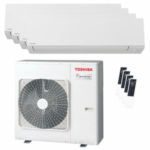 Condizionatore Toshiba SHORAI Edge White quadri split 5000+7000+9000+16000 BTU inverter A++ wifi uni